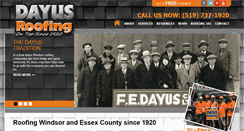 Desktop Screenshot of dayusroofing.com
